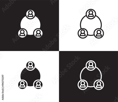 serve icon. Outline and filled serve icon from people and relation collection. Outline vector. Editable serve symbol