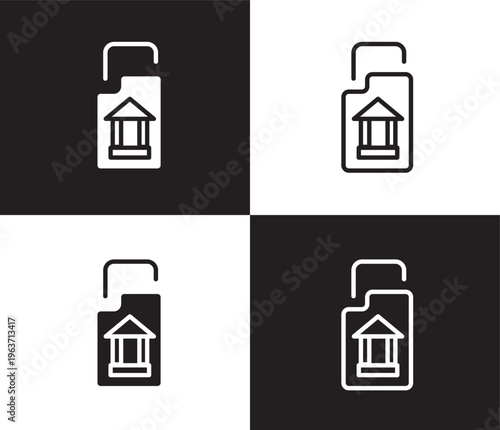 archivist icon. Outline and filled archivist icon from museum and exhibition collection. Thin line and Solid vectors isolated on black, white background. Editable archivist symbol