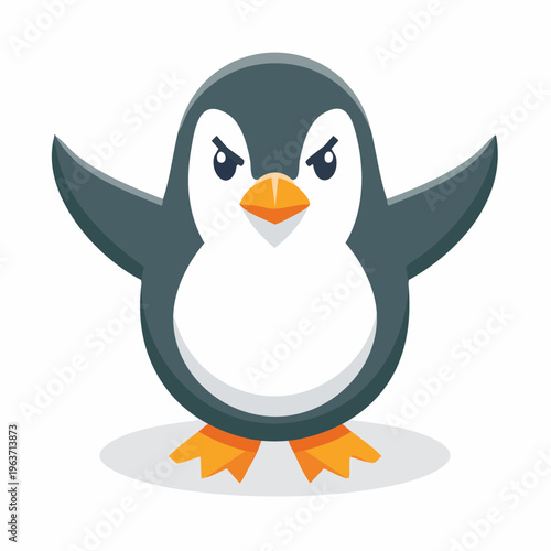 Wütender Pinguin