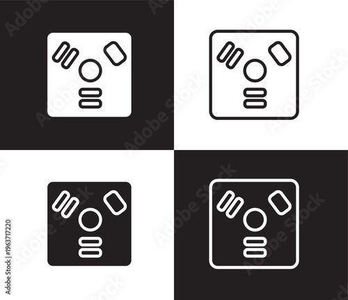 firewire icon. Outline and filled firewire icon from hardware and equipment collection. Thin line and Solid vectors isolated on black, white background. Editable firewire symbol