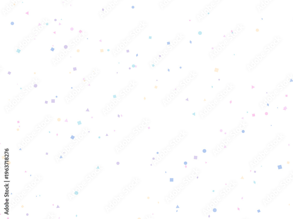 Obraz premium Abstract Floating Shapes Playful Celebration Backdrop Template