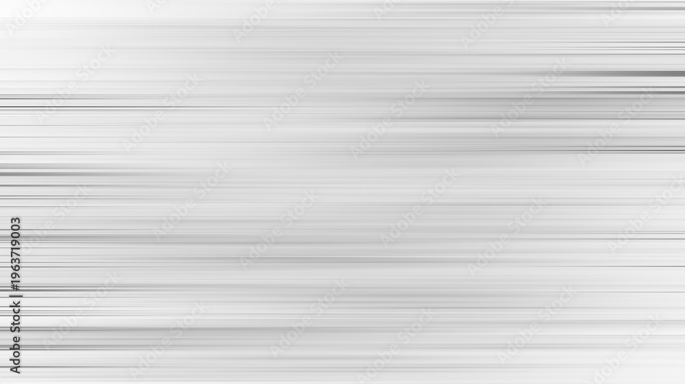Fototapeta premium Abstract motion blur background with horizontal grayscale lines creates a modern and dynamic visual effect, where smooth gradients and flowing lines convey speed, technology, and sophistication