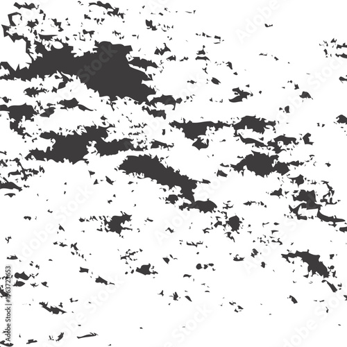 Black and white abstract grunge texture background with distressed splatters and weathered paint effect