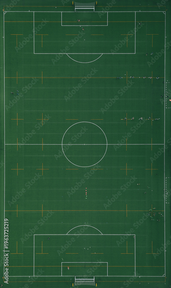 Obraz premium soccer field and football field