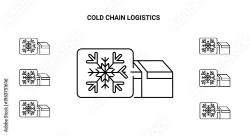Cold chain logistics temperature control box.