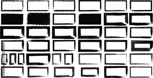 A black and white image of a grid of squares with varying sizes and shading