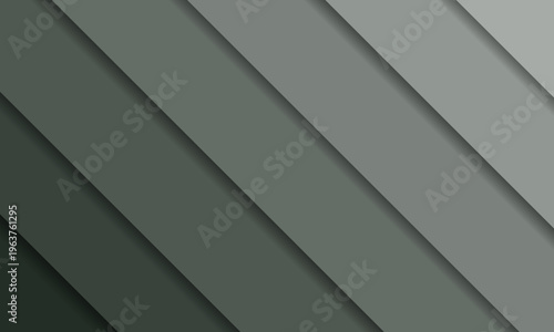 Modern Material Design Background with Overlapping Gray Layers and Shadows