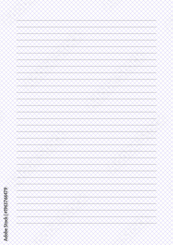 A4 Blank Horizontal Lined Paper Sheet, Line color is black, Line Spacing is 8mm, Line width is 0.5 pixels, white Background with purple crosshatch pattern