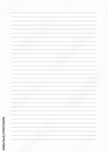 A4 Blank Horizontal Lined Paper Sheet, Line color is black, Line Spacing is 8mm, Line width is 0.5 pixels, white Background with blue graph pattern