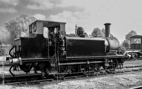 Tableau sur toile Vintage railway tank engine