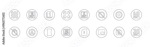 collection of 16 minimal thin line photo and image icons such as texture, timer off, megapixel, motion, one, panorama view, focus, megapixel, megapixel. editable stroke vector illustration
