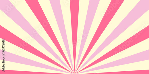 Radiance Sun Beam Pattern, Decorative lines banner background