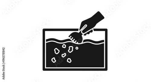 Hand washing in a sink basin.