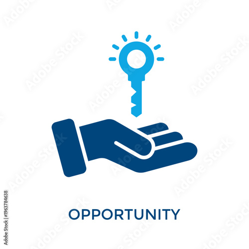 Opportunity Icon Dual Tone Style. Vector Illustration For Graphic Design