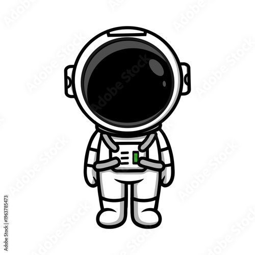 a illustration of cute astronaut