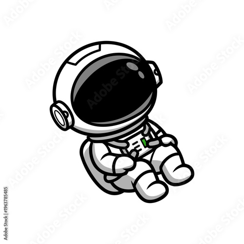 a illustration of cute astronaut