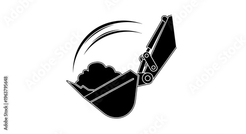 Excavator Bucket Heavy Machinery Equipment.