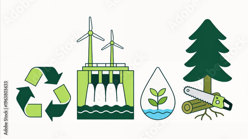 Sustainable Environmental Practices – Recycling, Renewable Energy, Water Conservation, and Forest Management