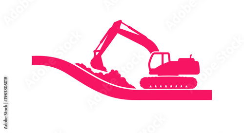 Excavator Machine Heavy Industry Equipment.