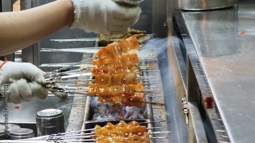 A bunch of delicious kebabs