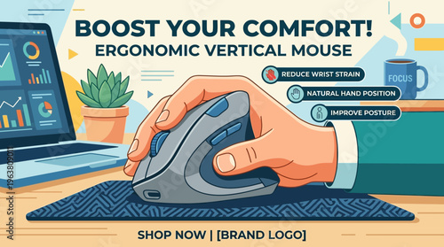 Ergonomic Vertical Mouse Boost Your Comfort and Productivity