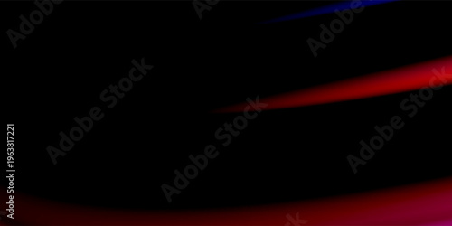 Dark Abstract Background With Red And Blue Light Streaks, Minimal Modern Gradient Design