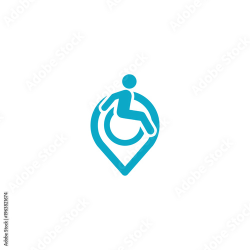 Accessibility Location Icon A Symbol of Inclusive Navigation and Support.