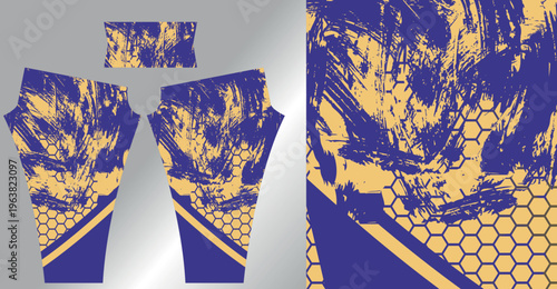 Abstract background style for sports leggings