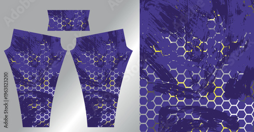 Abstract background style for sports leggings