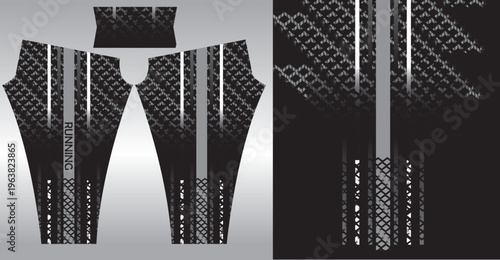 Abstract background style for sports leggings