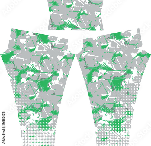 Abstract background style for sports leggings