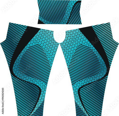 Abstract background style for sports leggings