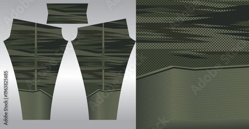 Abstract background style for sports leggings