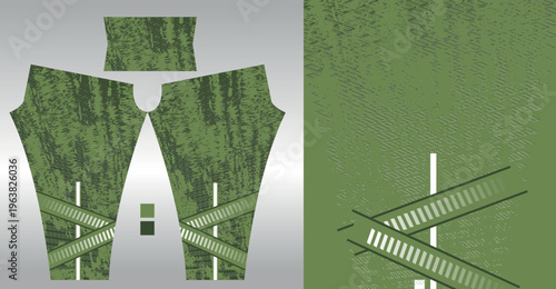 Abstract background style for sports leggings