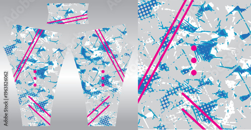 Abstract background style for sports leggings