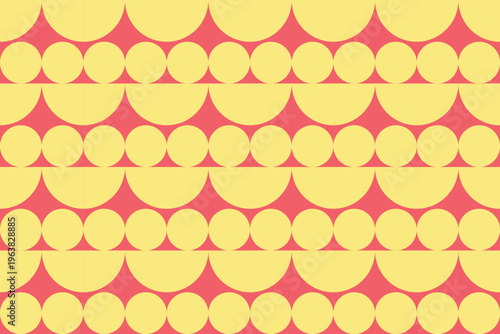 Circle Shapes and Designs Yellow Colors Geometric Pattern Abstract Background Geometric Background
