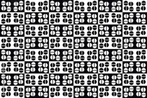 Circle Shapes and Designs Black Colors Geometric Pattern Abstract Background Geometric Background