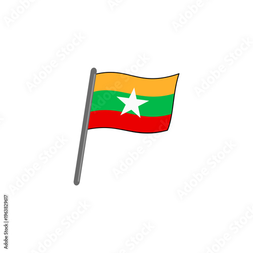 myanmar flag