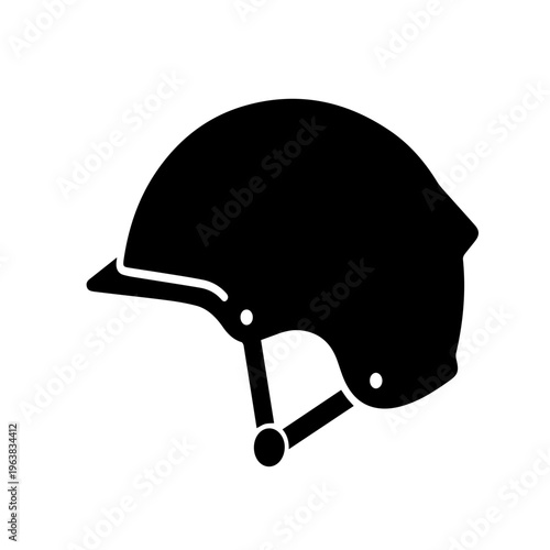 Riding Helmet Silhouette