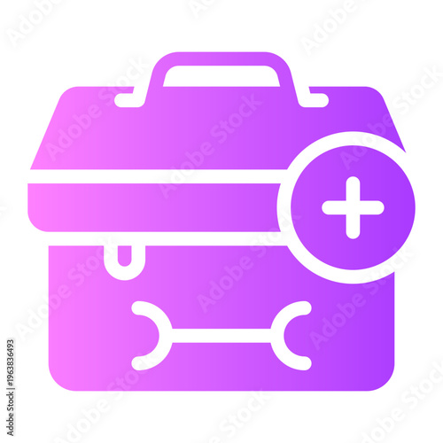 tool box gradient icon