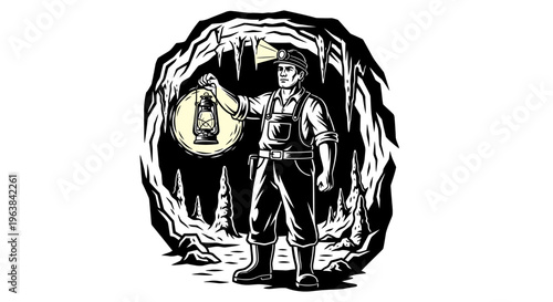 Man wearing overalls and a hat.