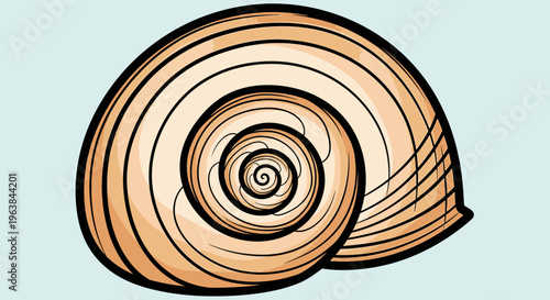 Wooden log cross section detail.