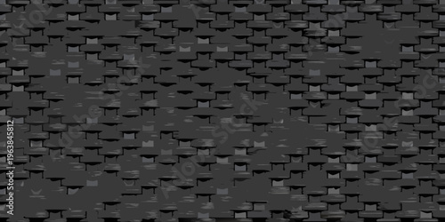 Abstract black and grey woven texture resembling a grid pattern