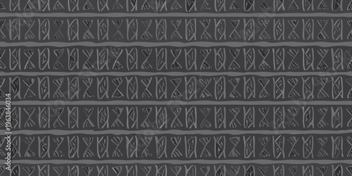 Abstract gray and black pattern resembling woven lines and textures