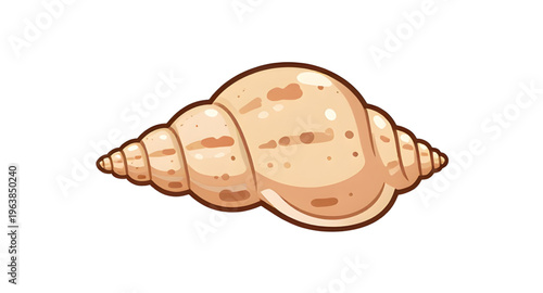 beach, conch, shell, seashell, ocean, sea, sand, marine, tropical, coastal, shellcartoon, cartoon, illustration, clipart, icon, icons, vector, shellvector, shellillustration, spiral, spiralshape, shel