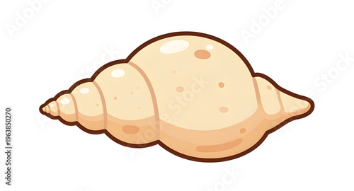 seashell, conch, shell, ocean, sea, beach, sand, marine, tropical, coastal, shellcartoon, cartoon, illustration, clipart, icon, icons, vector, shellvector, shellillustration, spiral, spiralshape, shel