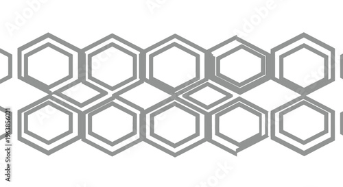 Hexagon Pattern Design Elements.