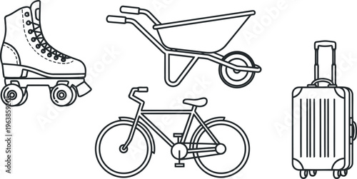 Transportation and travel objects