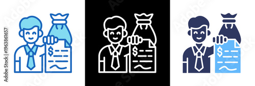 Debt Resolution triplestyle icon