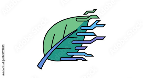 technology logo and radiation-fighting plants